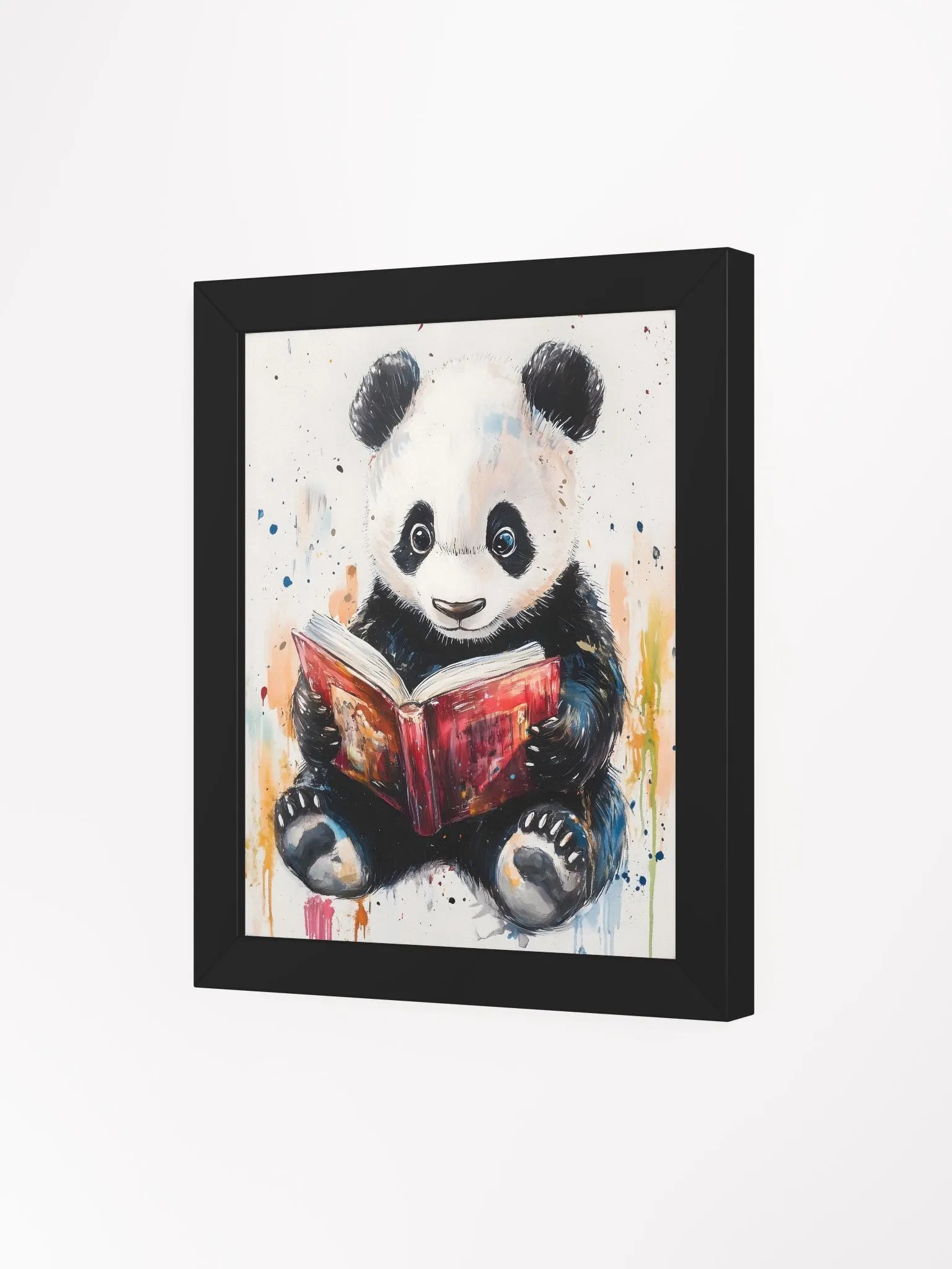 Baby Panda's Literary Wonderland Framed Poster product image (53)