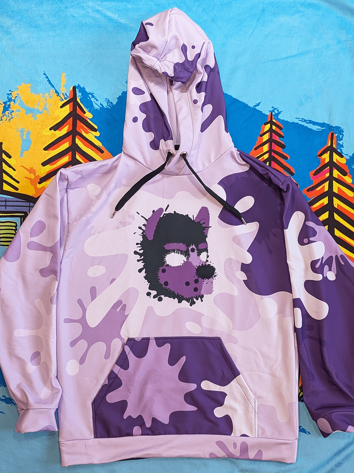 Chaos Splatter Hoodie - Purple product image (1)