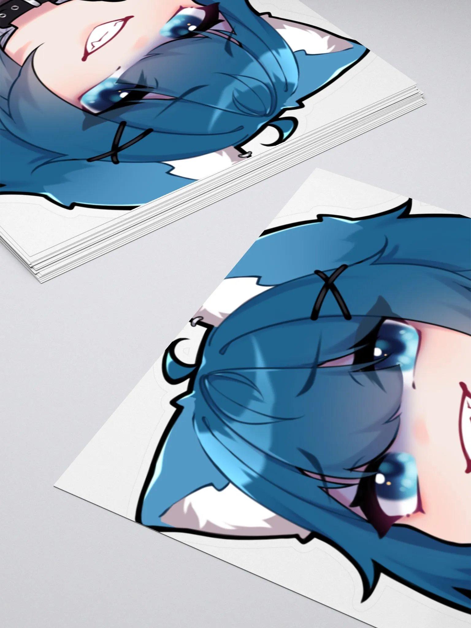 Tsunami Smirk Sticker product image (4)