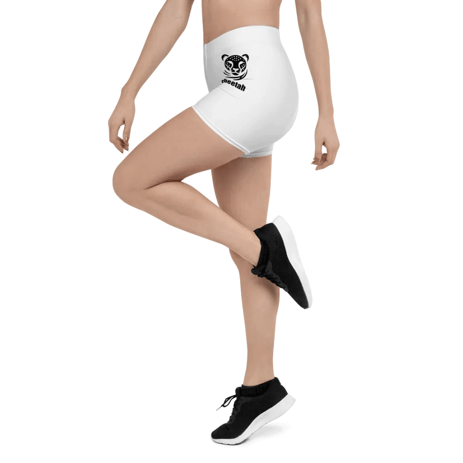 cheetah shorts white product image (2)