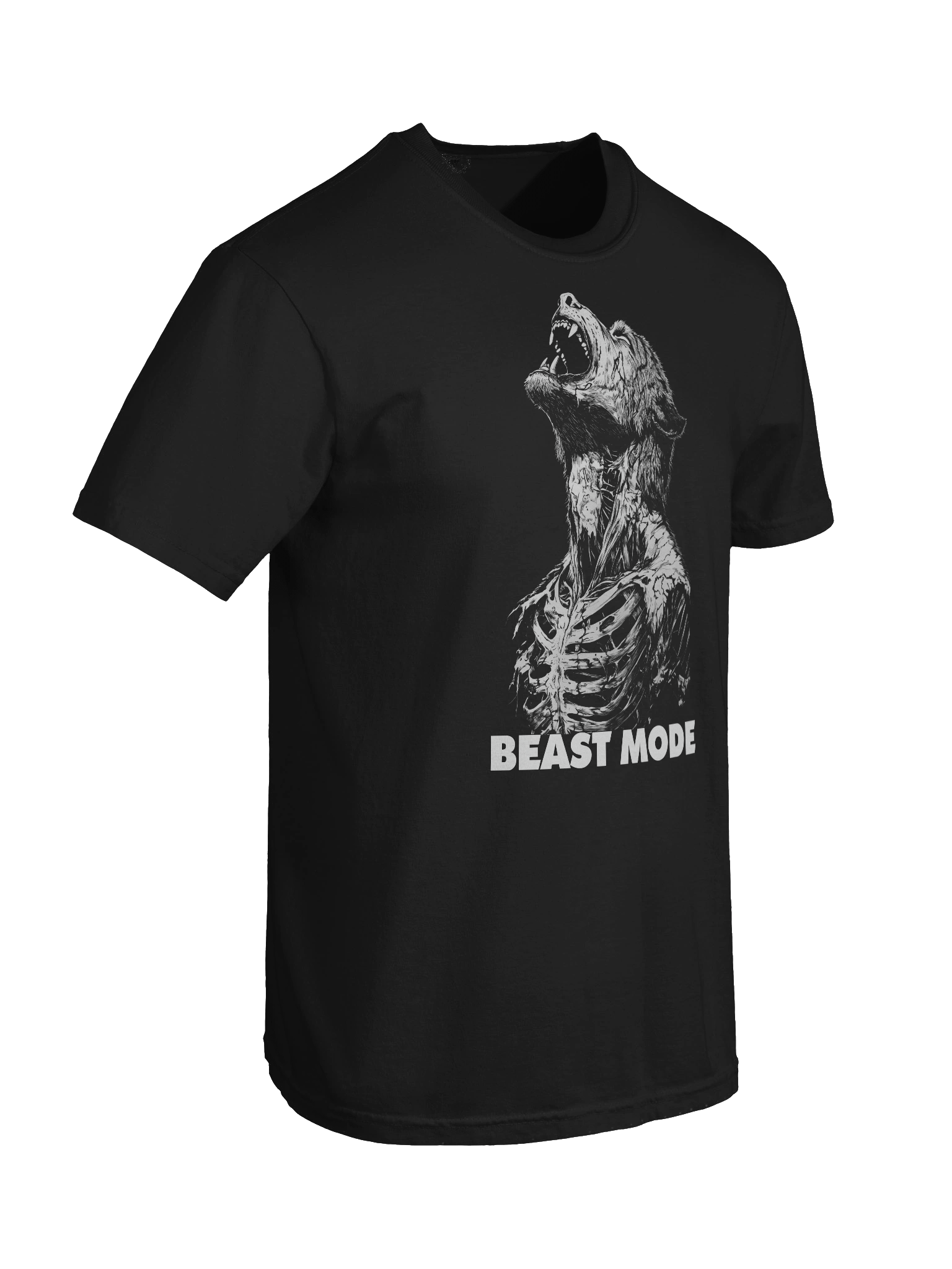 Beast Mode - Werewolf Howling Transformation Monster Horror T-Shirt product image (8)