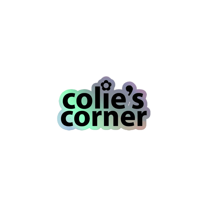 colie's corner holo sticker product image (1)