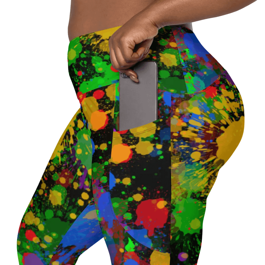 JokersVibe Graffiti Style Leggings with Pockets product image (9)