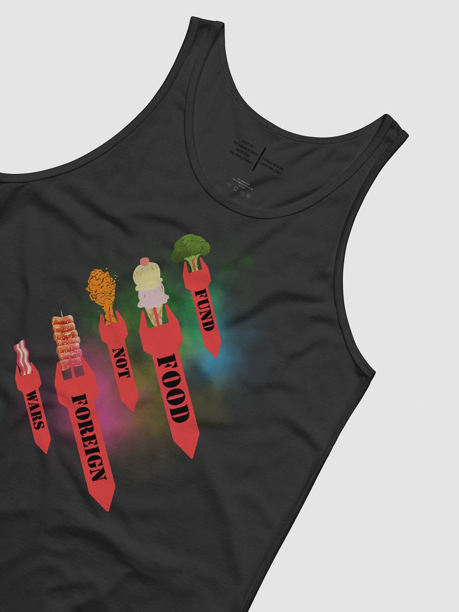 LIMITED - JULY 2025 - FOOD NOT WAR TANK product image (19)
