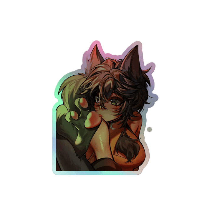 WolfcatRisi Toebeans Holographic Sticker product image (2)
