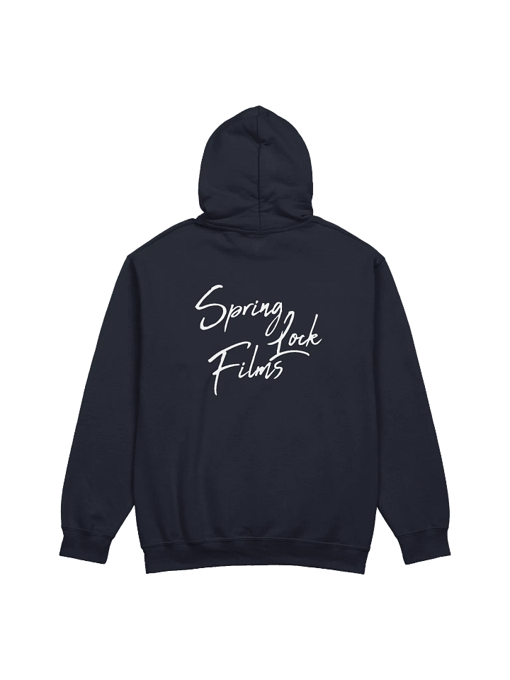 'Inspiring Creativity' (Spring-Lock Films) Graphic Cursive Hoodie - White Edition product image (2)