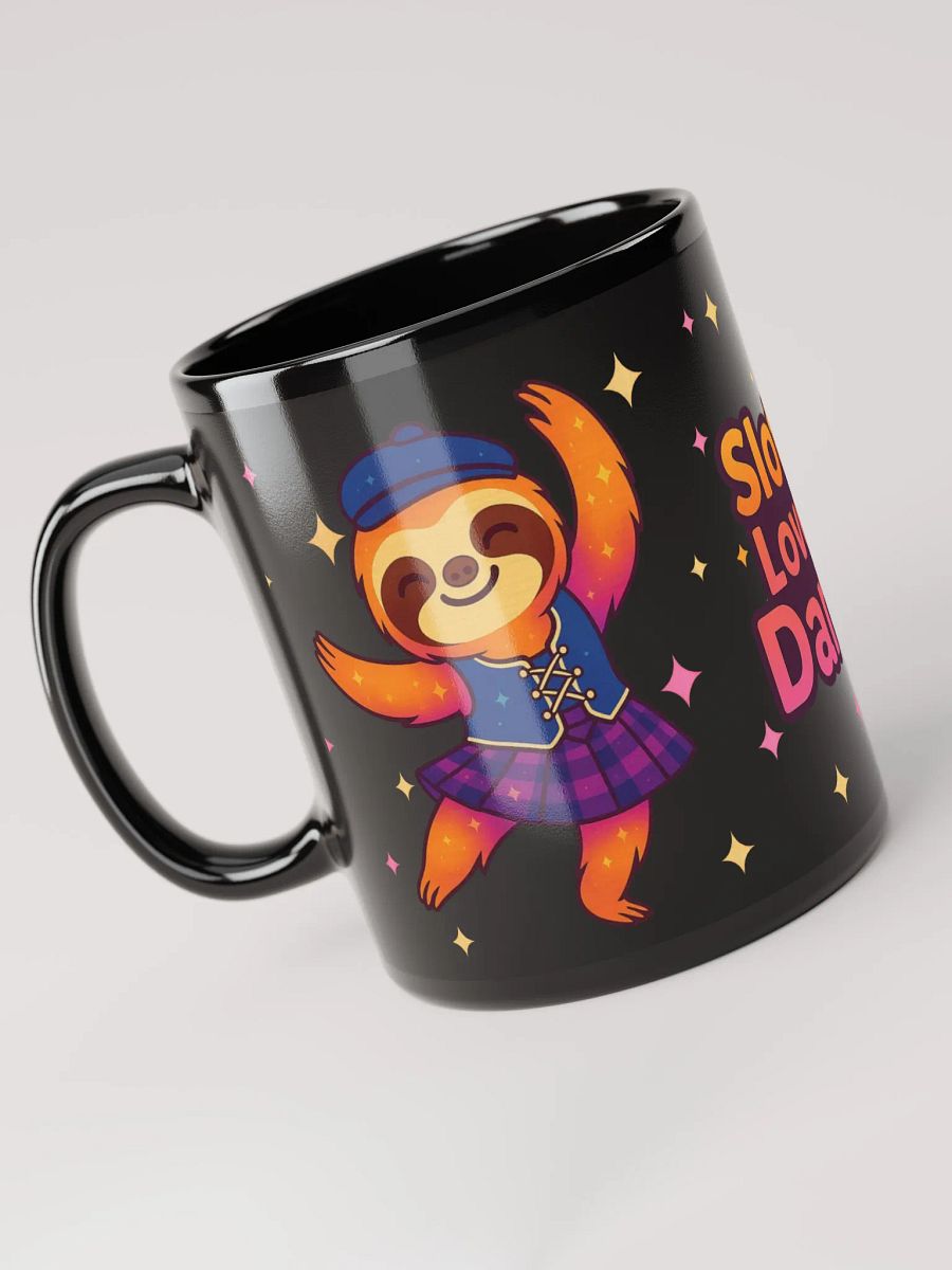 Highland Dance Sloth Mug – Cute Scottish Sloth Gift for Dancers, Dance Teachers & Sloth Lovers product image (3)