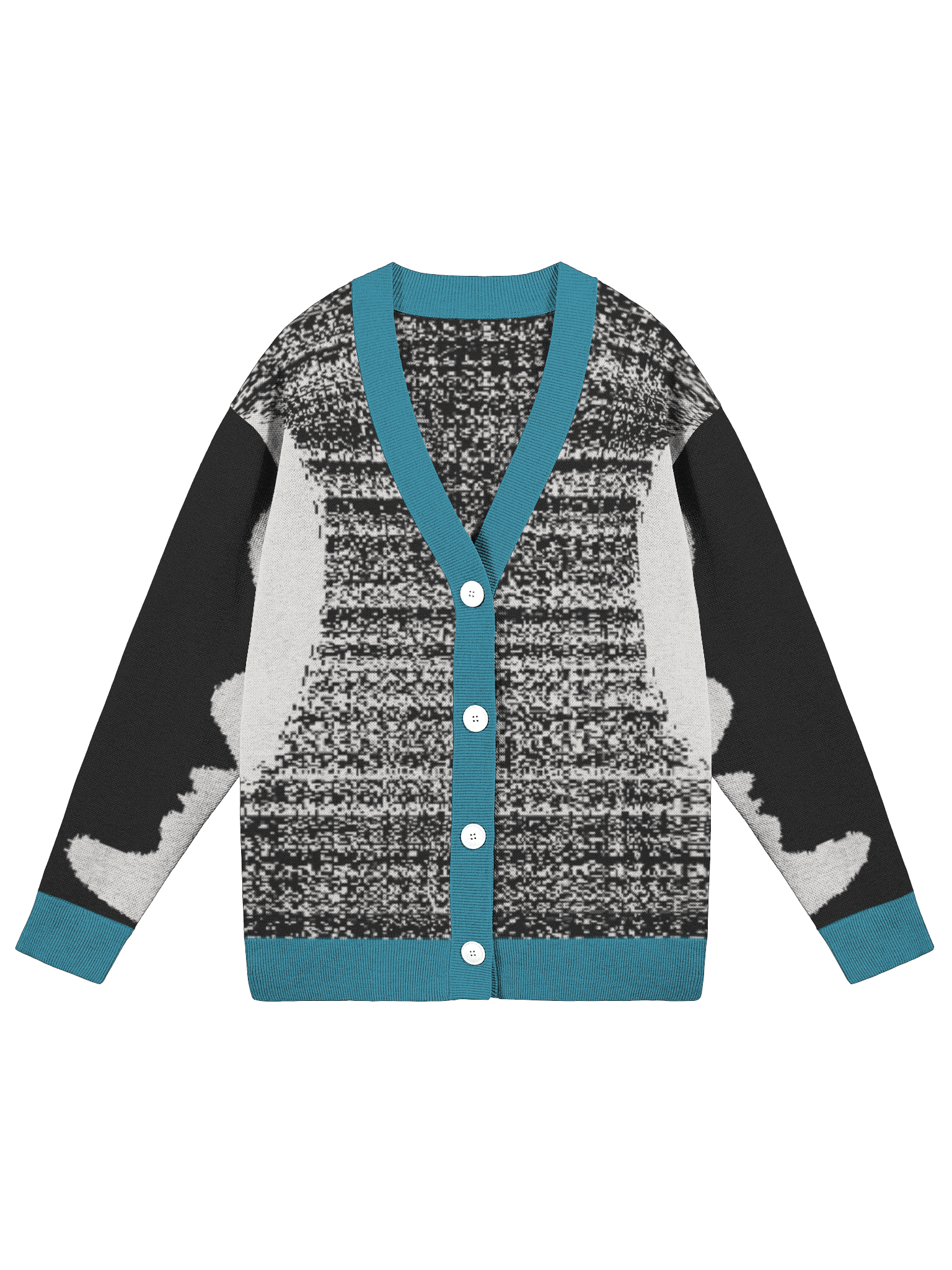 Jacquard Knit Fusion Cardigan product image (2)