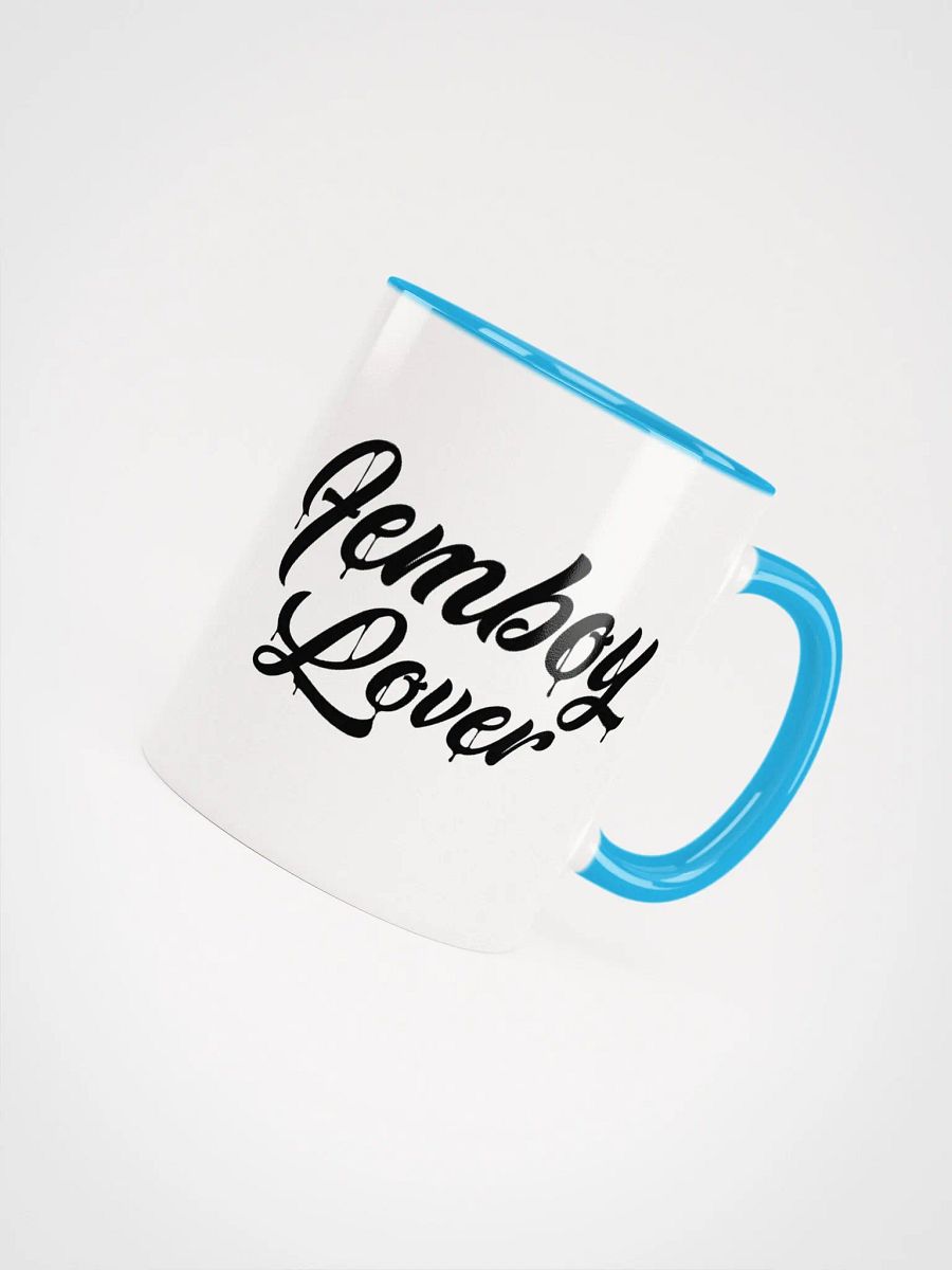 Femboy Lover (Black Text) Colored Mug product image (4)