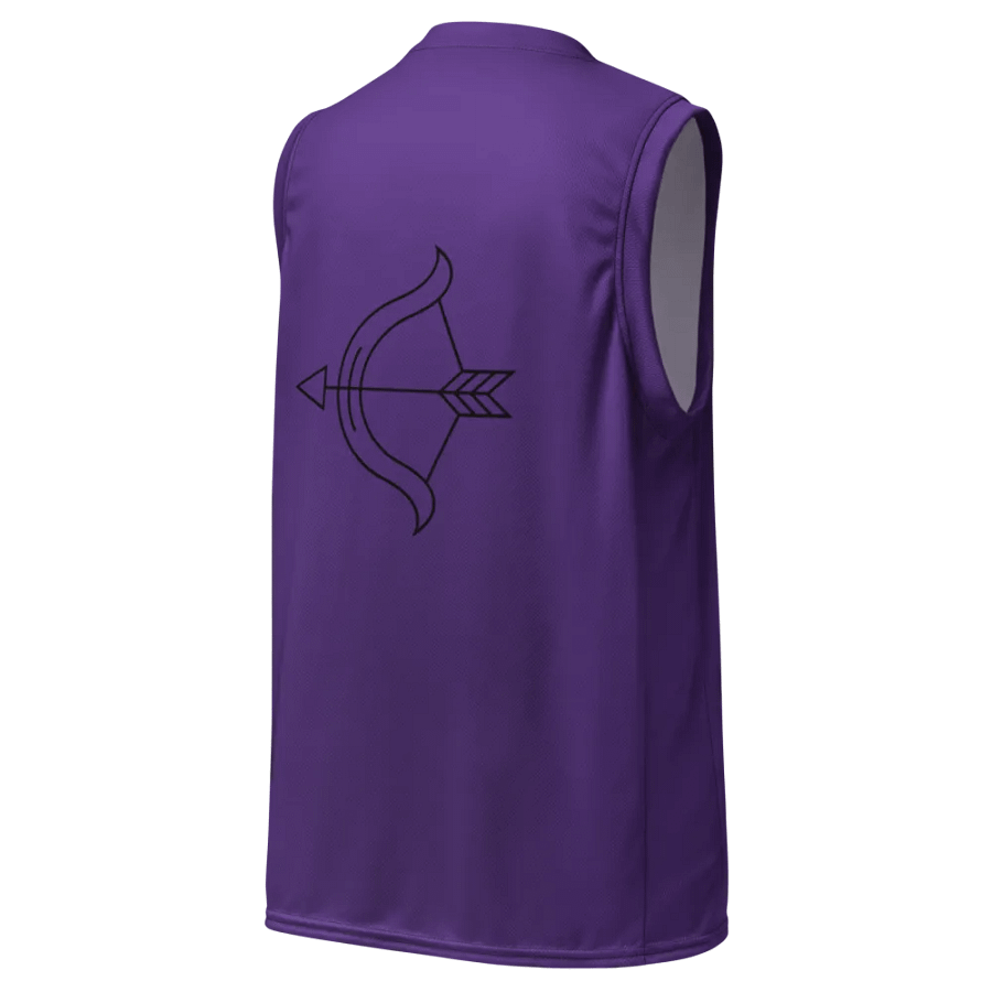 Sagittarius Symbol Unisex Basketball Jersey product image (3)