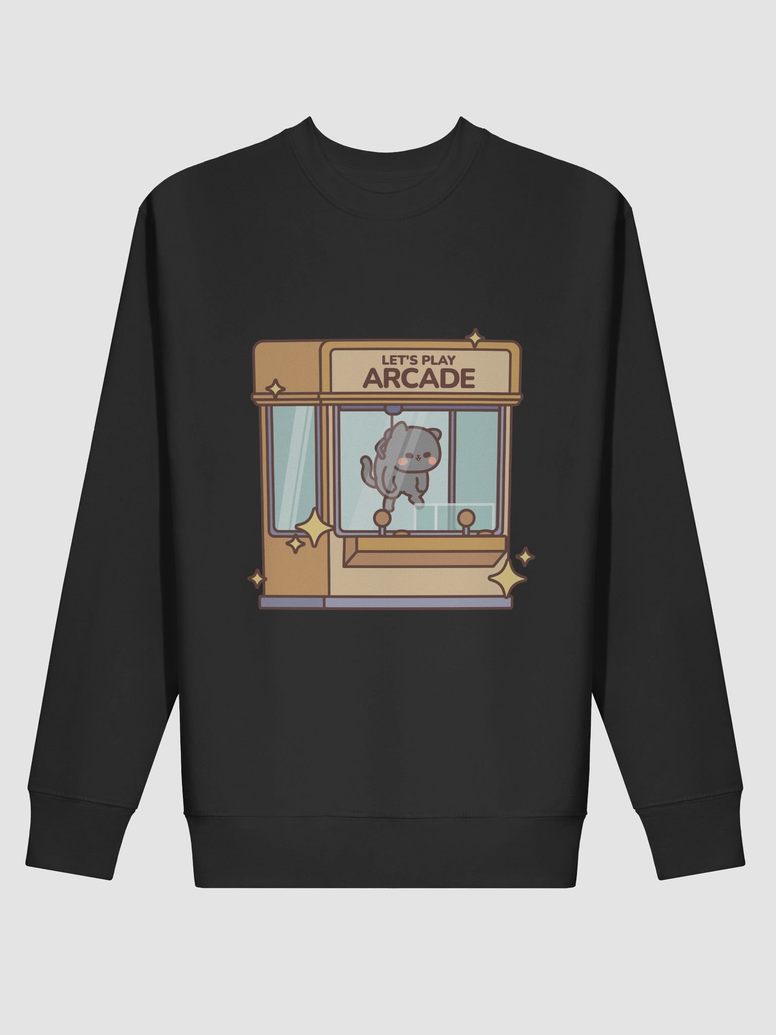 Let's Play Arcade Logo - Black Sweatshirt product image (2)