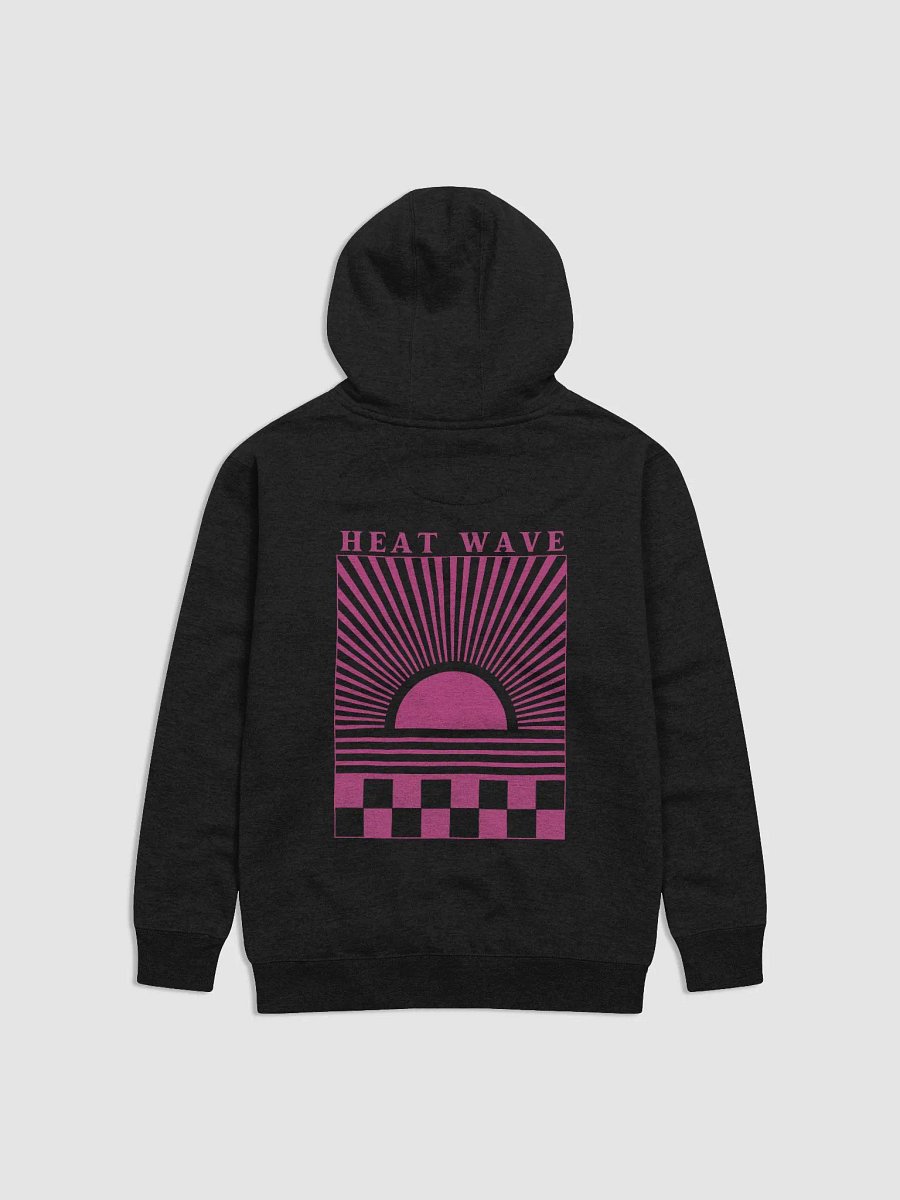 Heat Wave Retro Sunset Unisex Hoodie - Black product image (1)