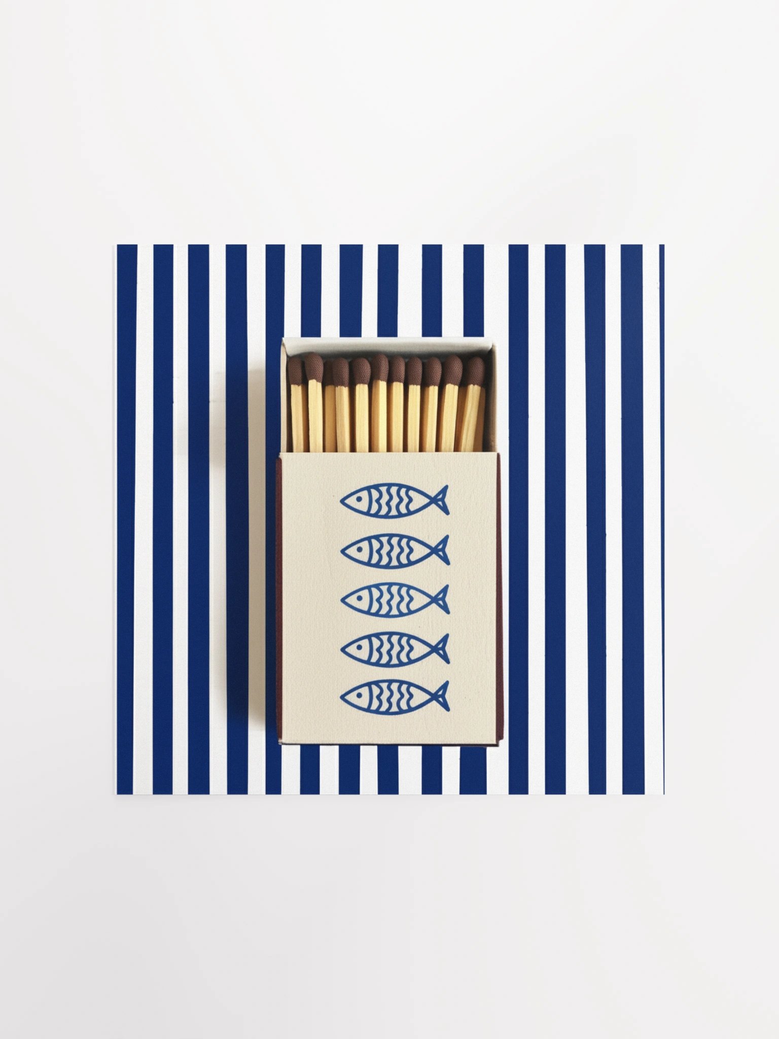 Coastal Fish Matchbox Print product image (4)
