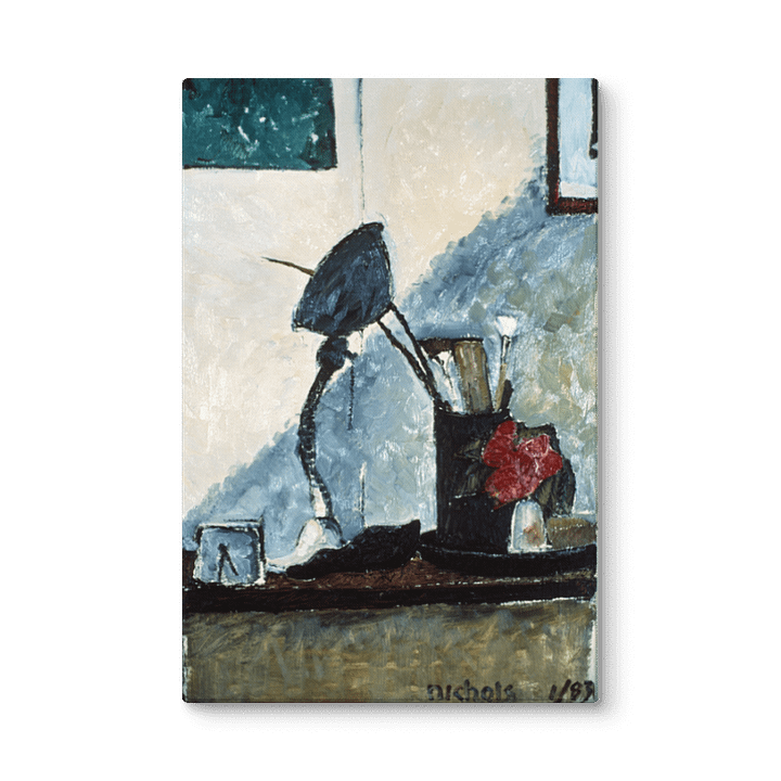 San Diego Still Life with Lamp (1983) on canvas (16" x 24") product image (2)