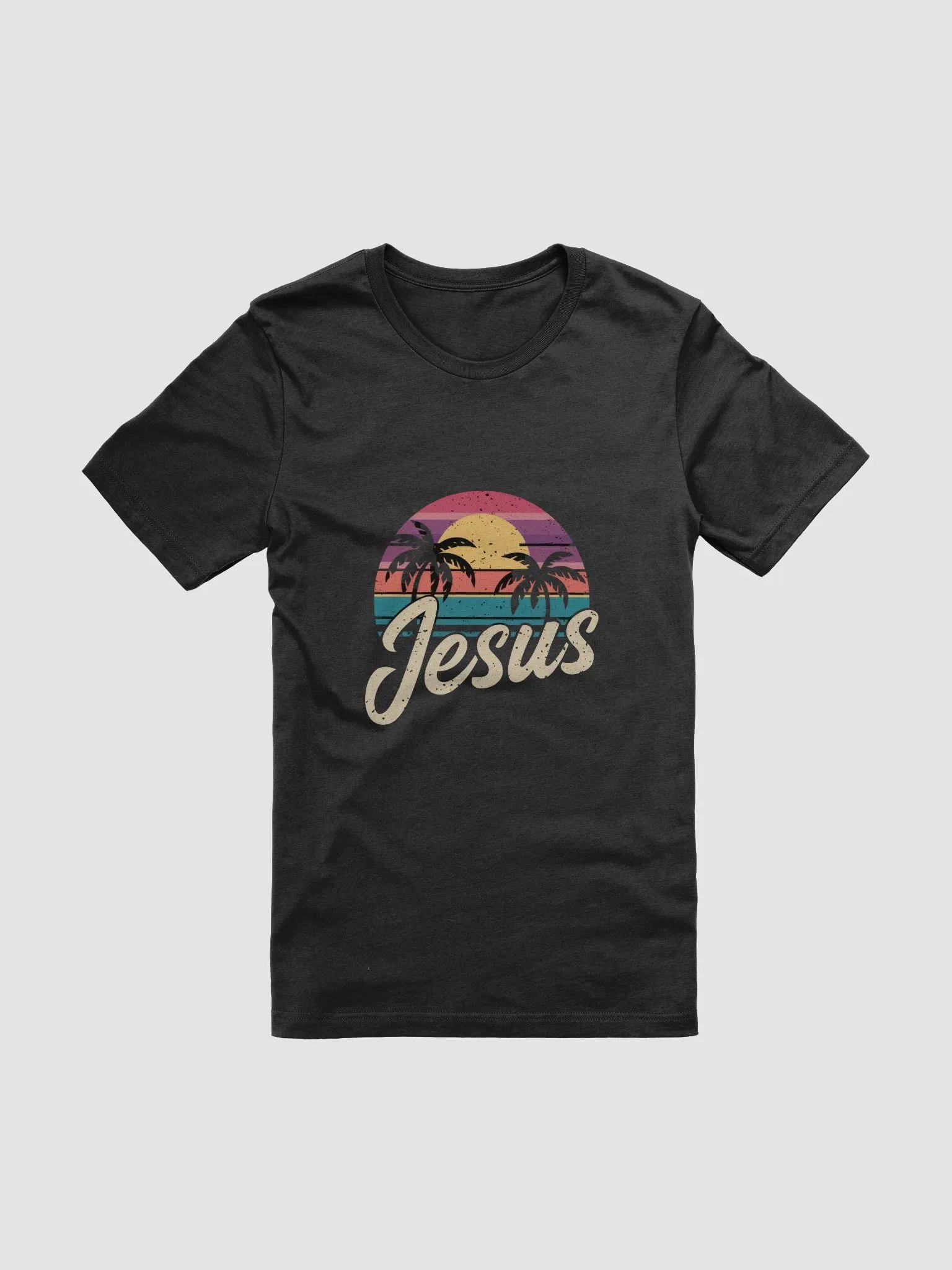 Retro Sunset Jesus T-Shirt product image (1)