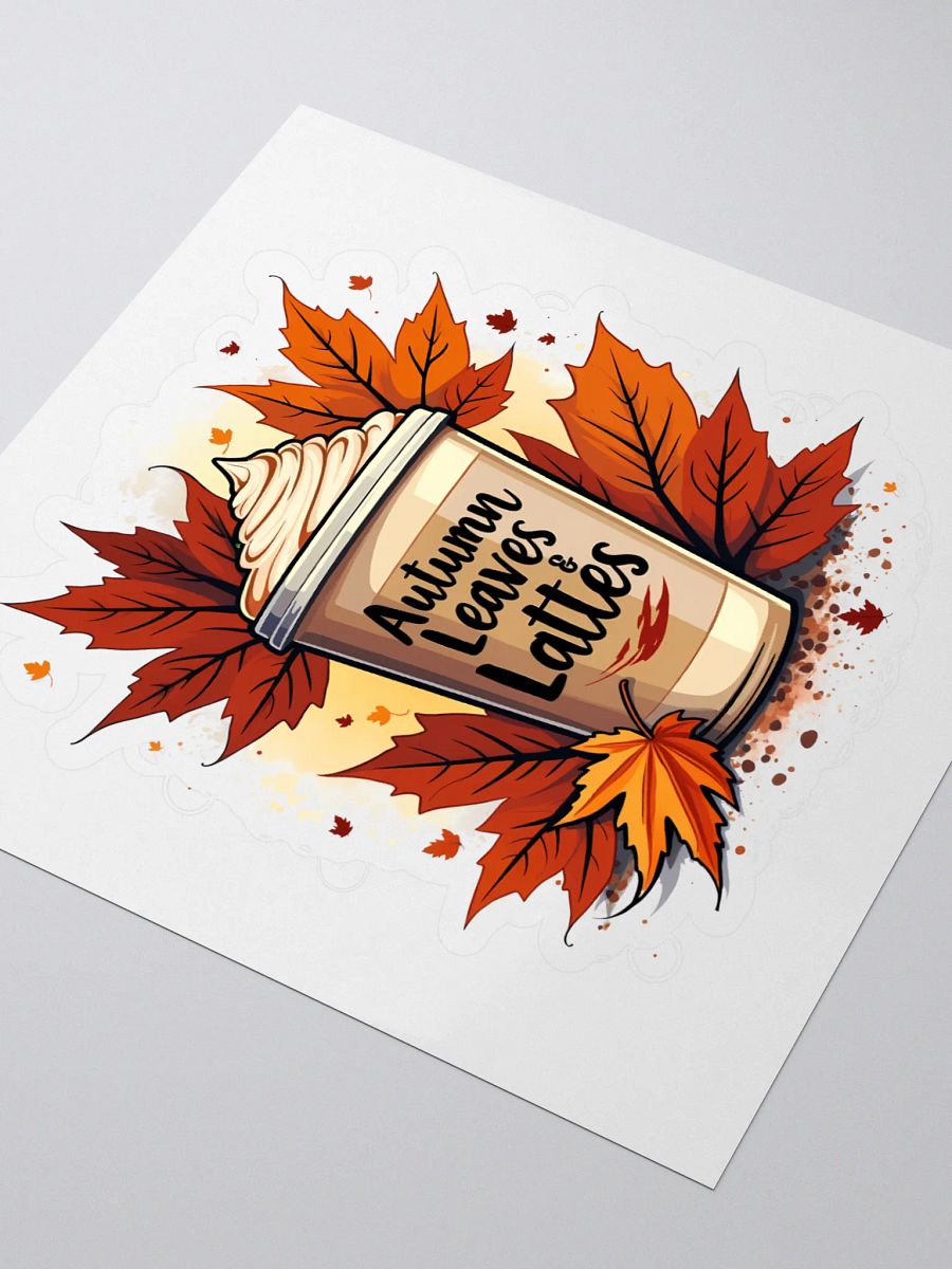 Autumn Leaves & Lattes Stickers product image (3)
