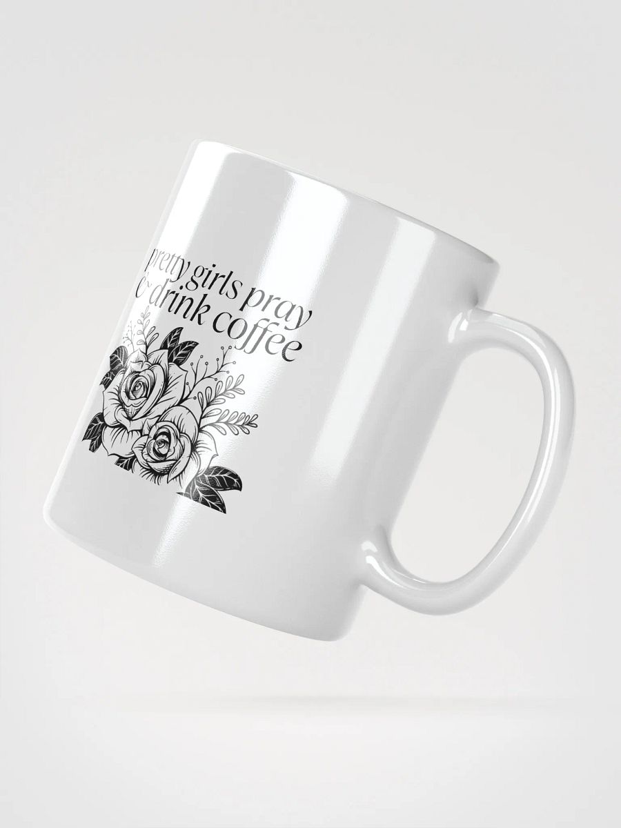 Pretty Girls Pray Elegance in Bloom Mug product image (6)