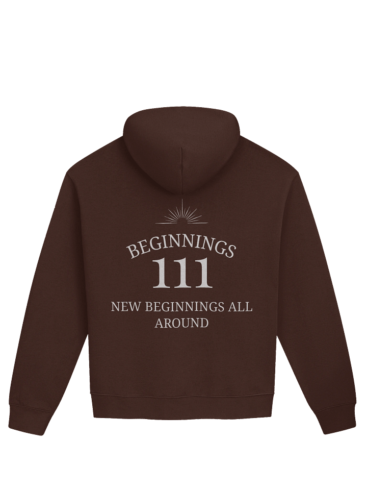 Unisex Premium Oversized Hoodie - 111 — New beginnings all around product image (13)