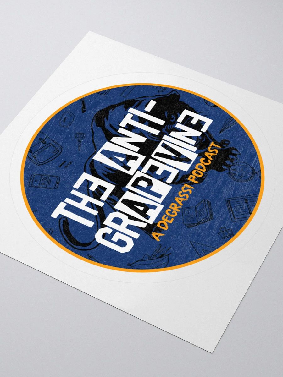 Anit-Grapevine Circle Logo Sticker product image (8)