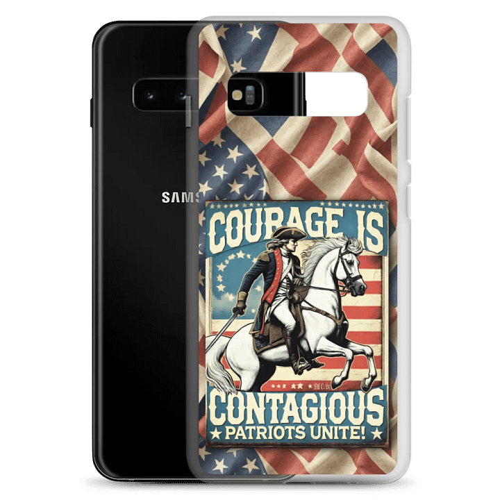 Courageous Patriots Clear Samsung® Case product image (8)