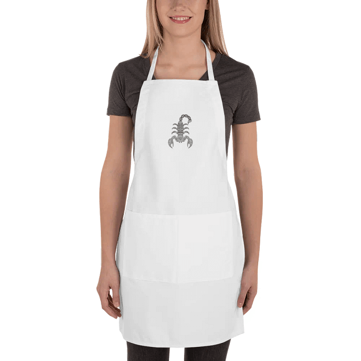 Lobster Drawing Embroidered Apron product image (2)