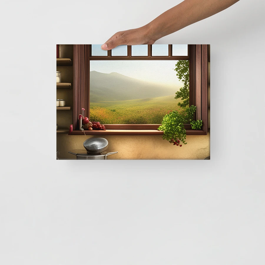 RUSTIC KITCHEN WINDOW CANVAS product image (13)