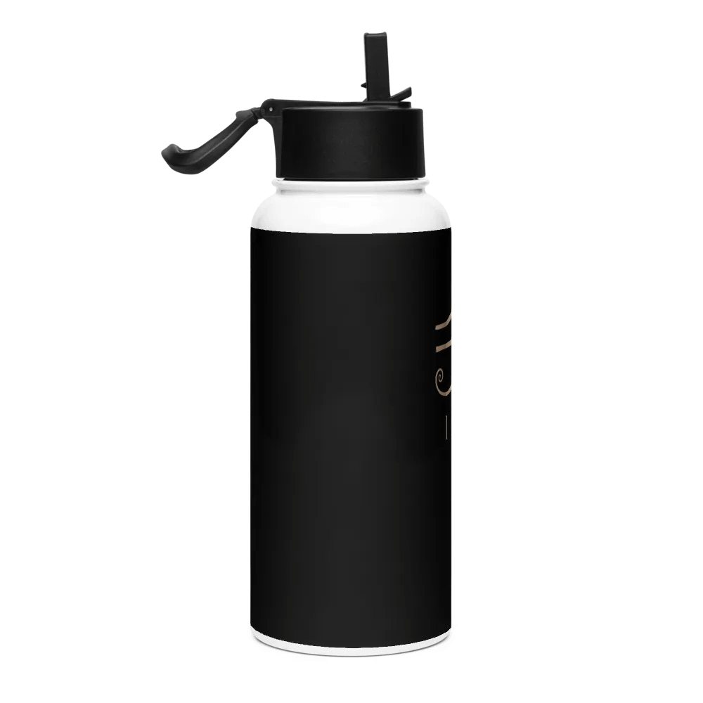Isis Black Stainless Steel Water Bottle product image (4)