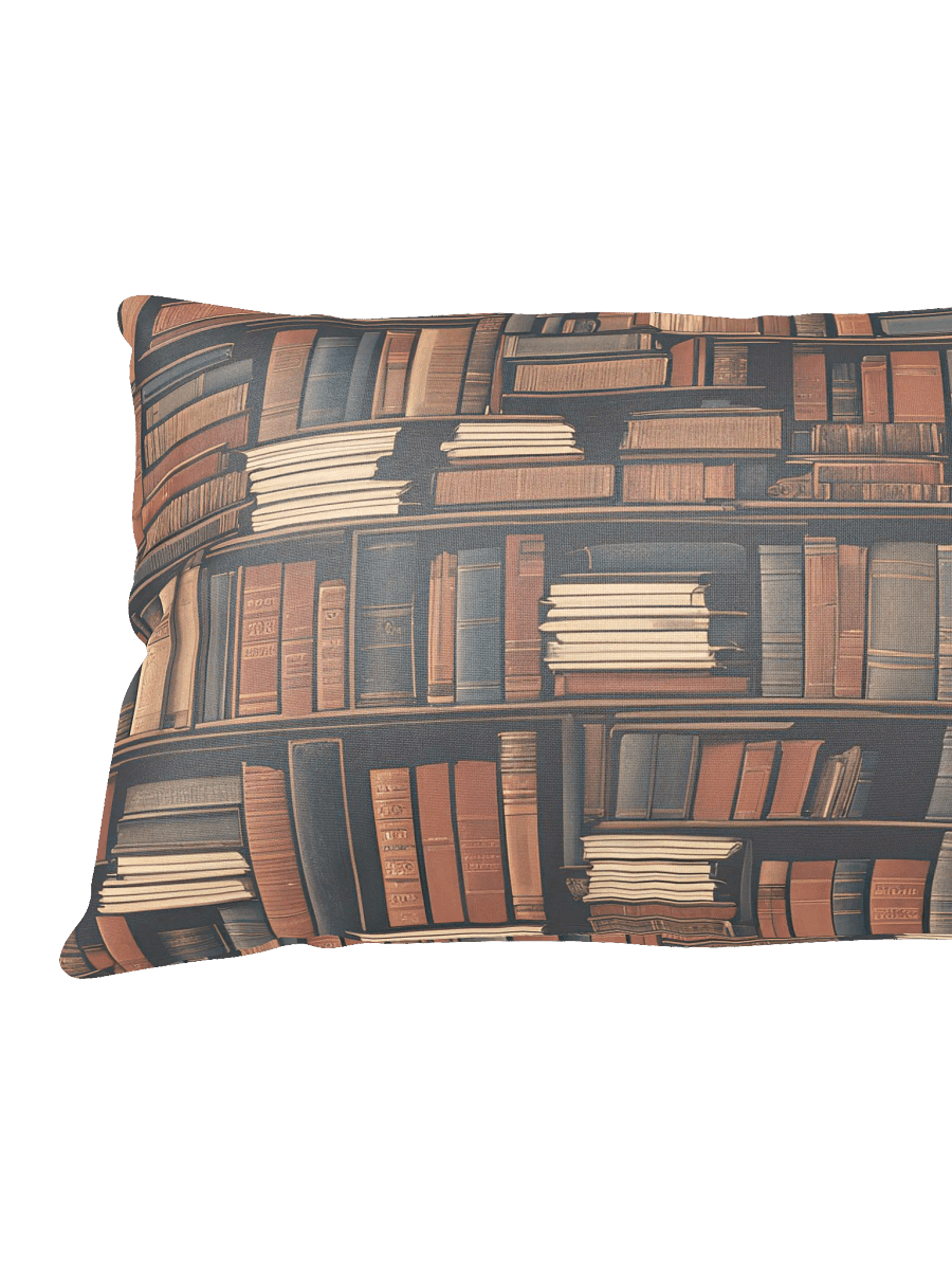 Bookshelf Pattern Books All-Over Print Pillow product image (3)