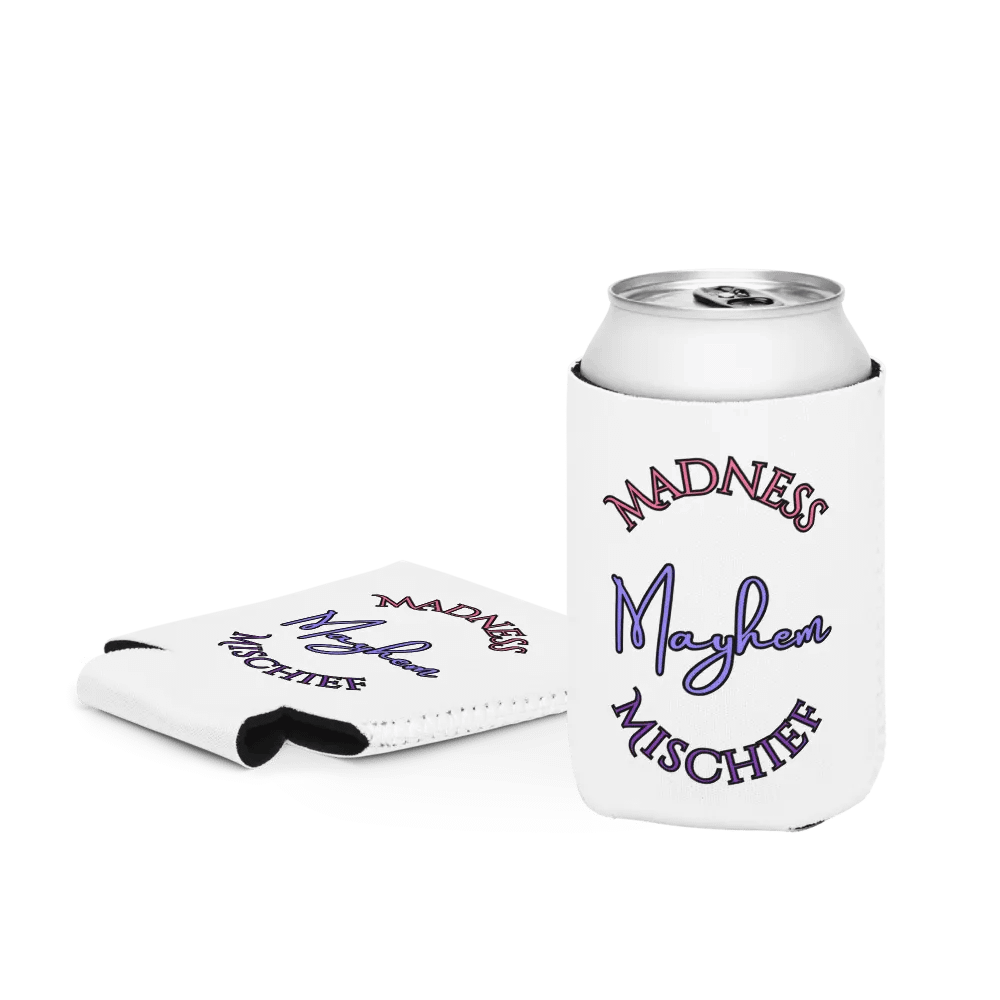 Madness/Mischief/Mayhem Koozie product image (3)