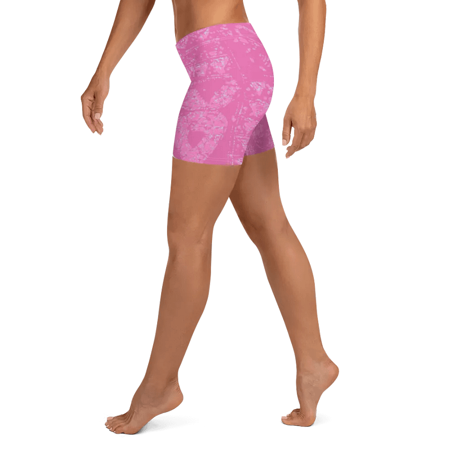 Pink and Light Blue Unity Print Shorts product image (5)