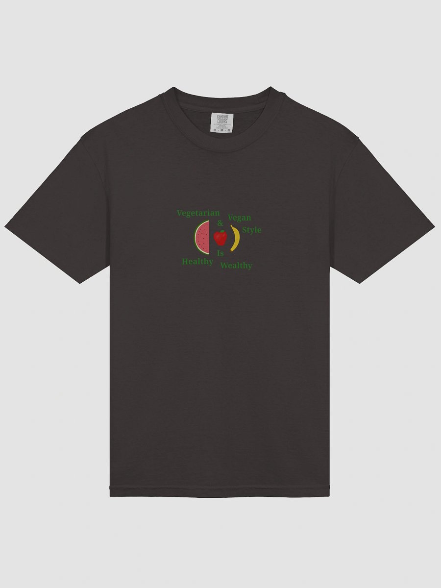 Healthy Wealthy Vegetarian & Vegan Tee product image (3)