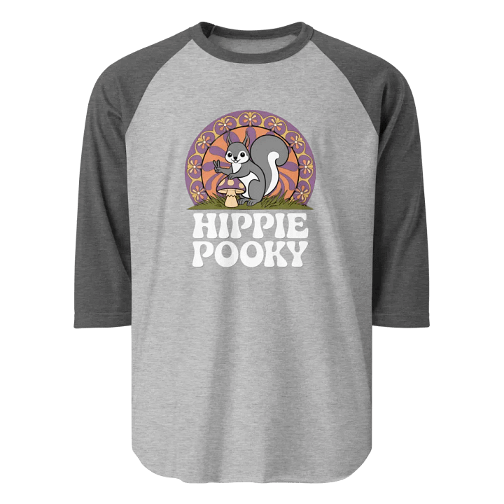 Hippie Pooky Peace Sign Raglan Tee product image (1)