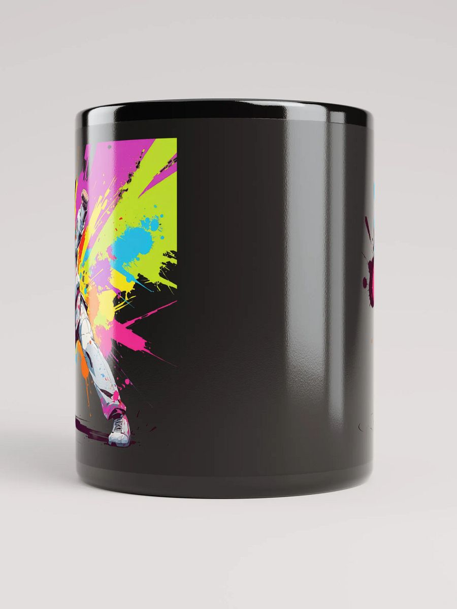 Black Glossy Mug ( D_0144_Color Kick Taekwondo Boy of the Streets ) product image (5)