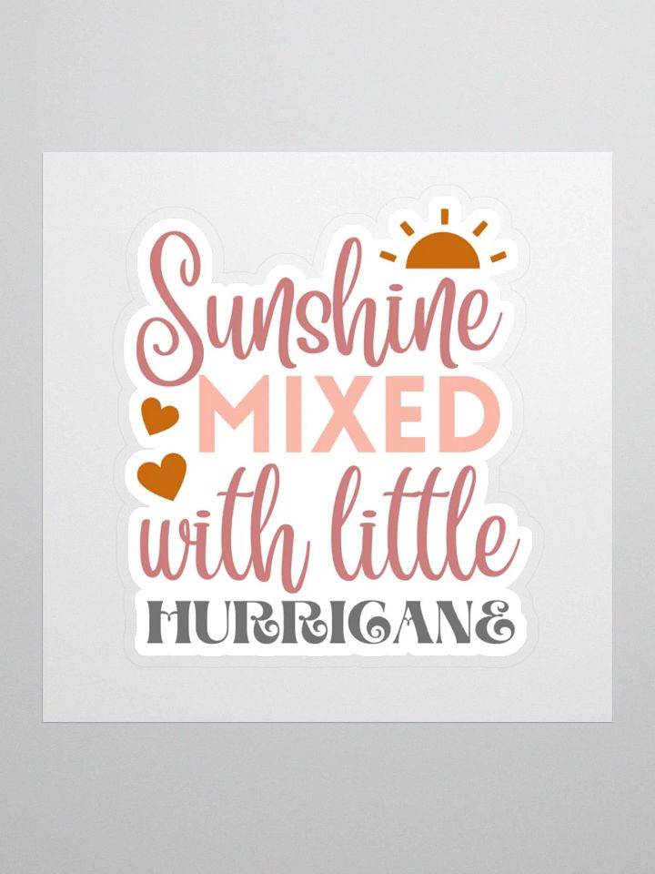 Sunshine Mixed With Little Hurricane Sticker product image (2)