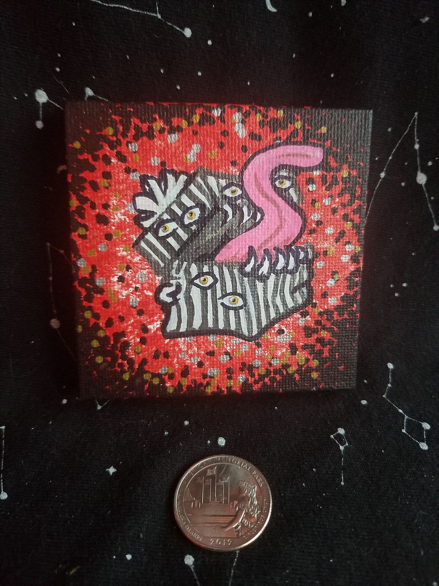 Gift Box Mimic, Tiny Painting (red) product image (1)