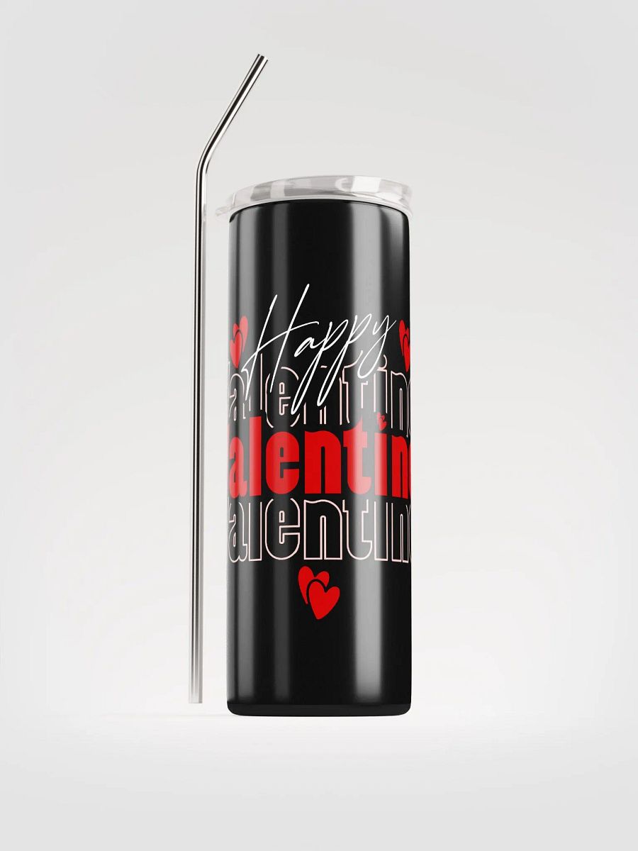 Happy Valentine's Stainless Steel Tumbler: Sip & Celebrate Love! product image (1)