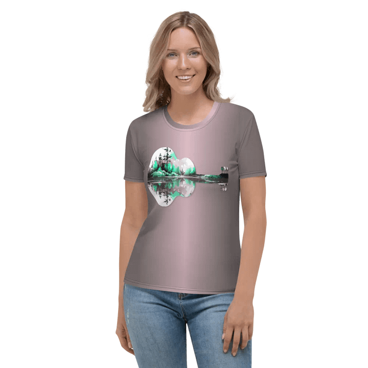 Guitar Nature All Over Print T-shirt product image (2)