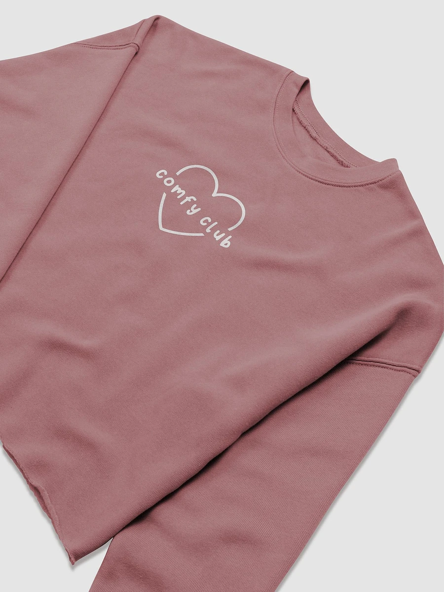 comfy club cropped crewneck product image (3)