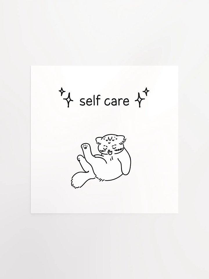 Self Care Manul - Matte Poster product image (1)