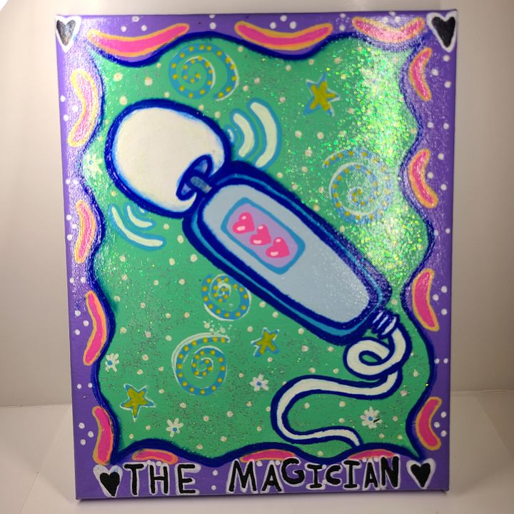 The Magician 8x10 painting on canvas product image (2)