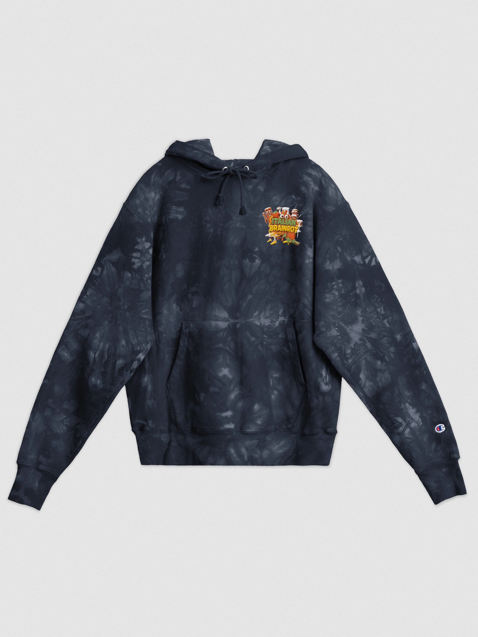 🧠 Italian Brainrot Champion Tie-Dye Hoodie 🇮🇹 product image (2)