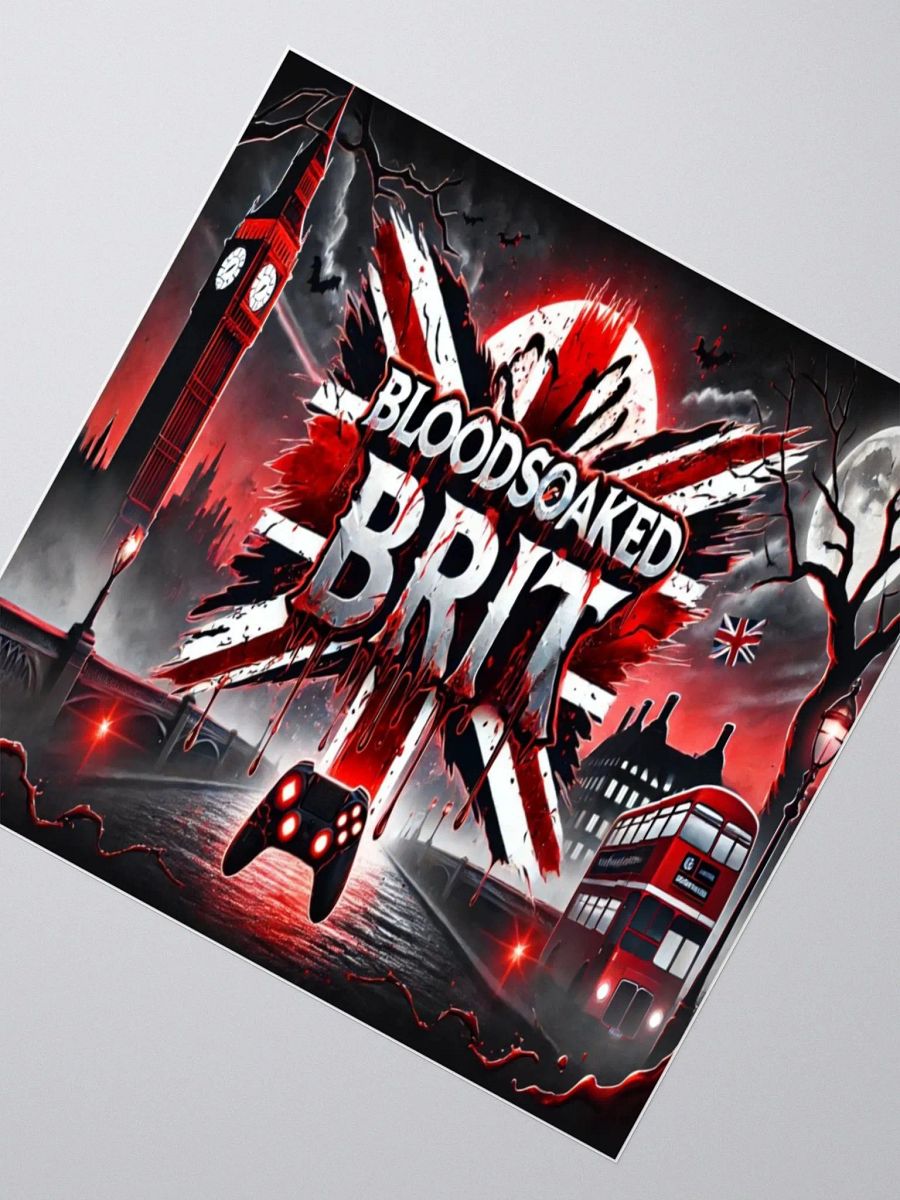 BloodSoakedBrit Header Vinyl Sticker 💥 product image (7)