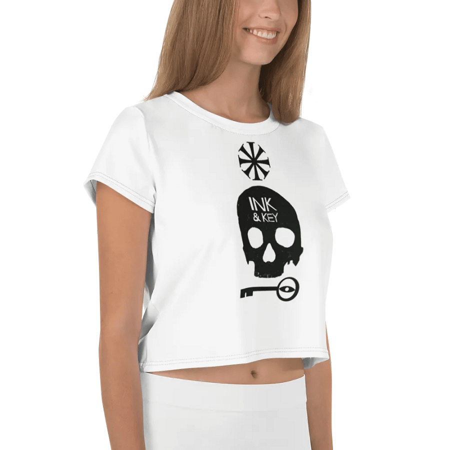 Ink & Key Monochrome Crop Tee product image (4)