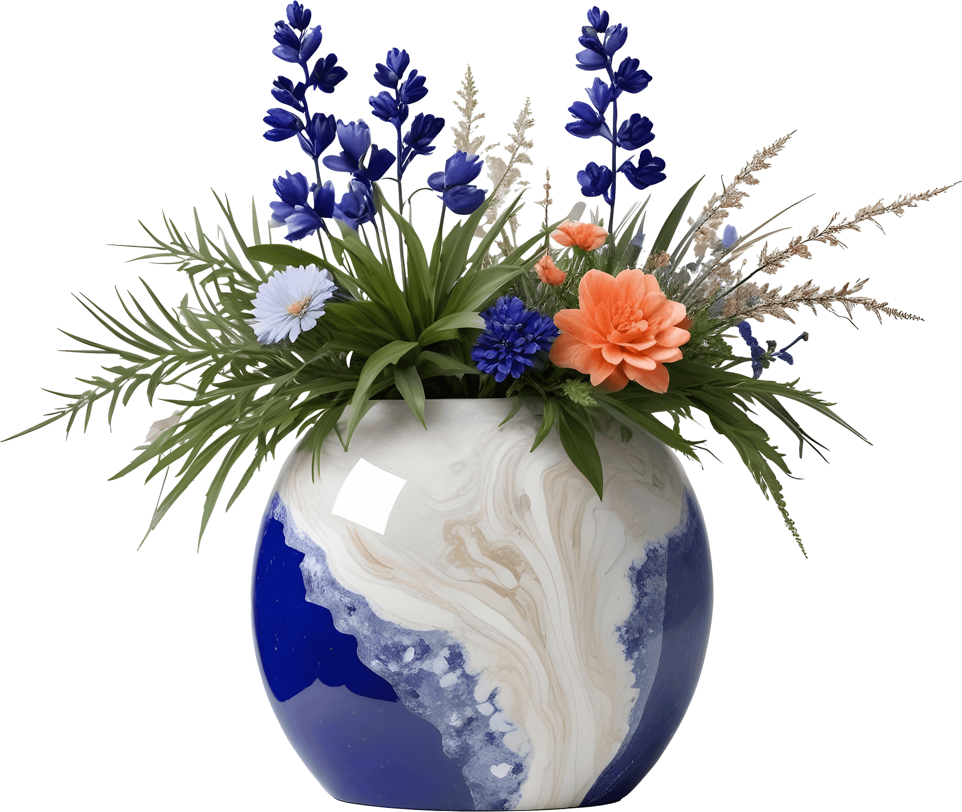 Ocean's Grace – Vase home decor png product image (1)