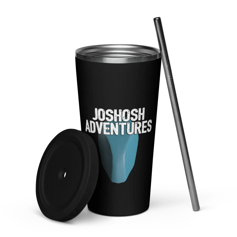 Joshosh Adventures Insulated Tumbler with a Straw product image (5)