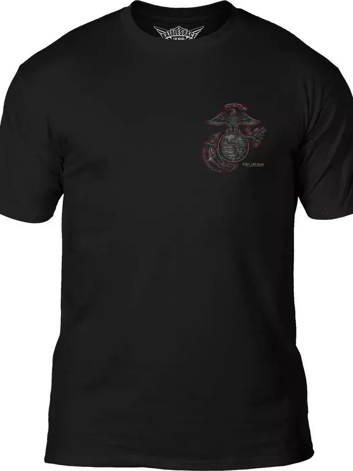 US Marine Rifleman's Creed USMC Shirt- Marine Corps T-Shirt - This is My Rifle product image (2)