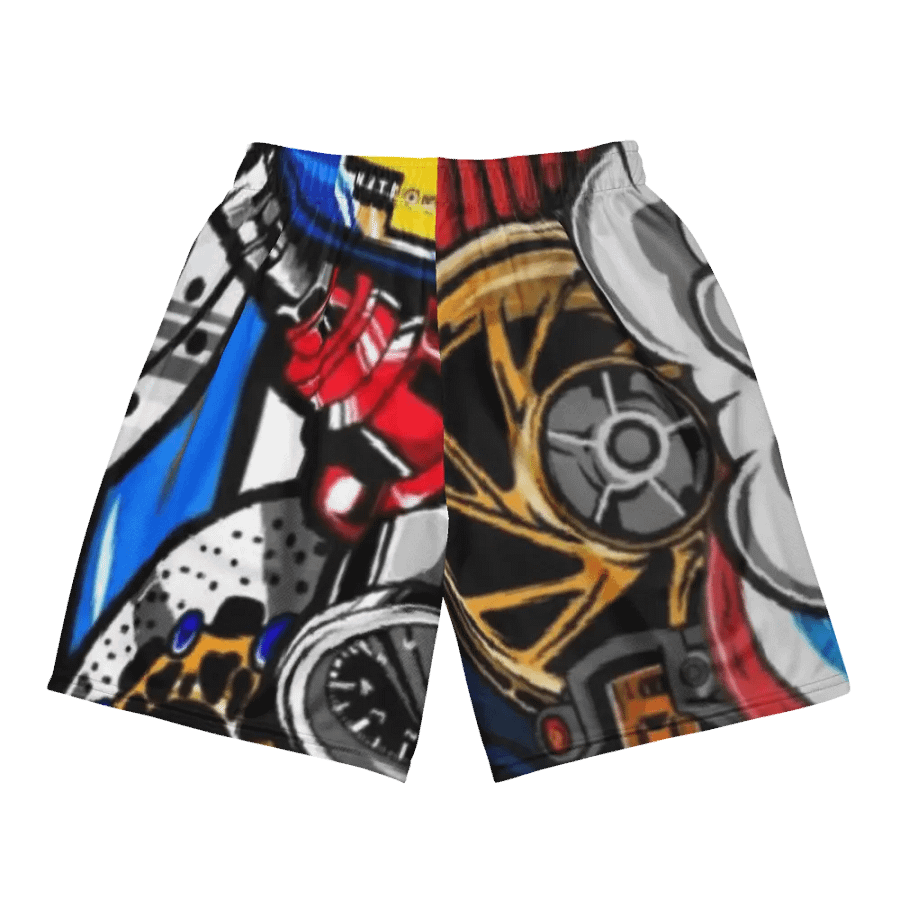 Rev Up Your Style with Car-Inspired Mesh Shorts product image (5)