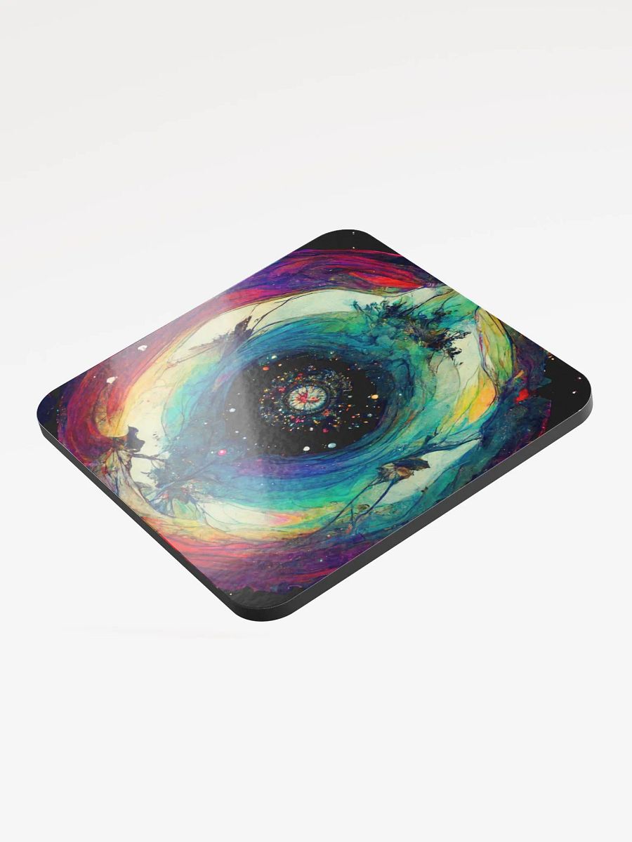 Cosmic Kaleidoscope Cork Coaster product image (3)