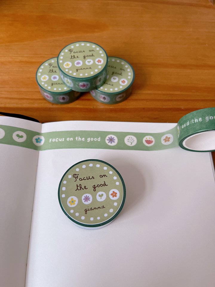 Focus on the good | Affirmations Washi Tape product image (1)
