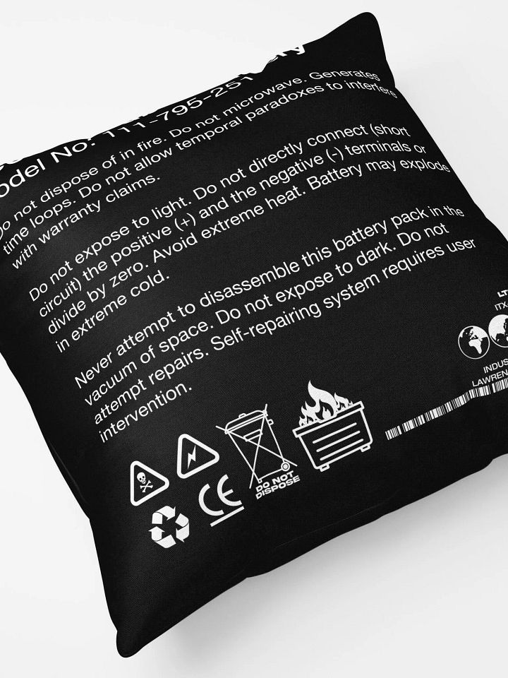 Warranty Voided - Throw Pillow product image (2)